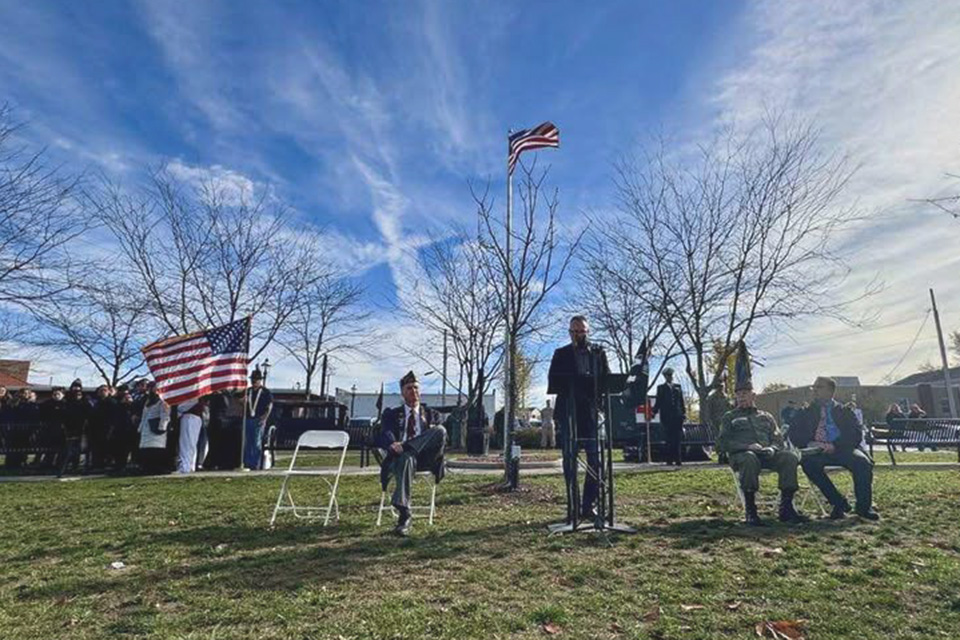 VFW Post 10523 Veterans Day Ceremony in Canal Winchester with Veranda sound system
